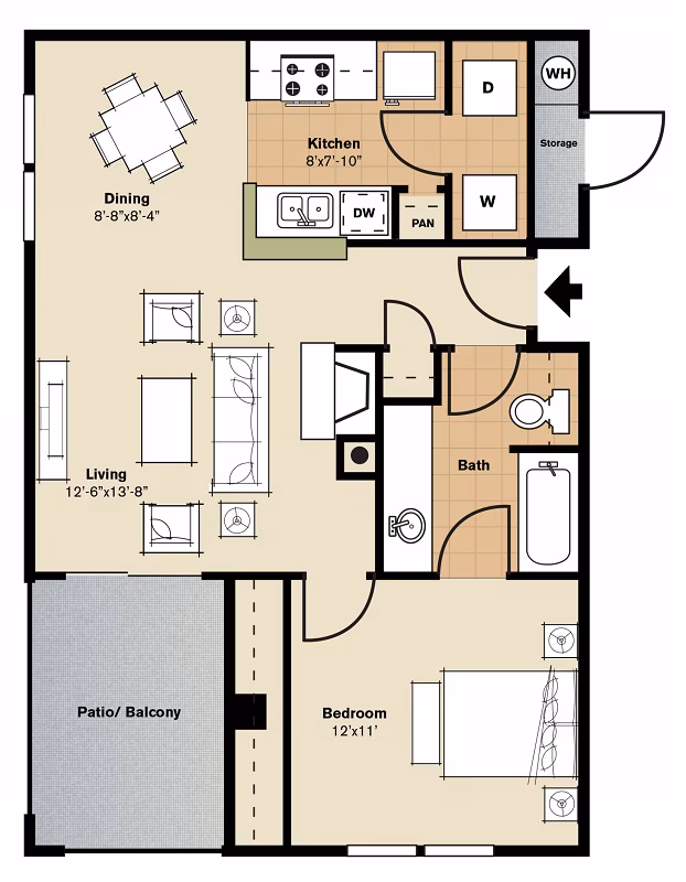 Unit 0736 0736 floor plan